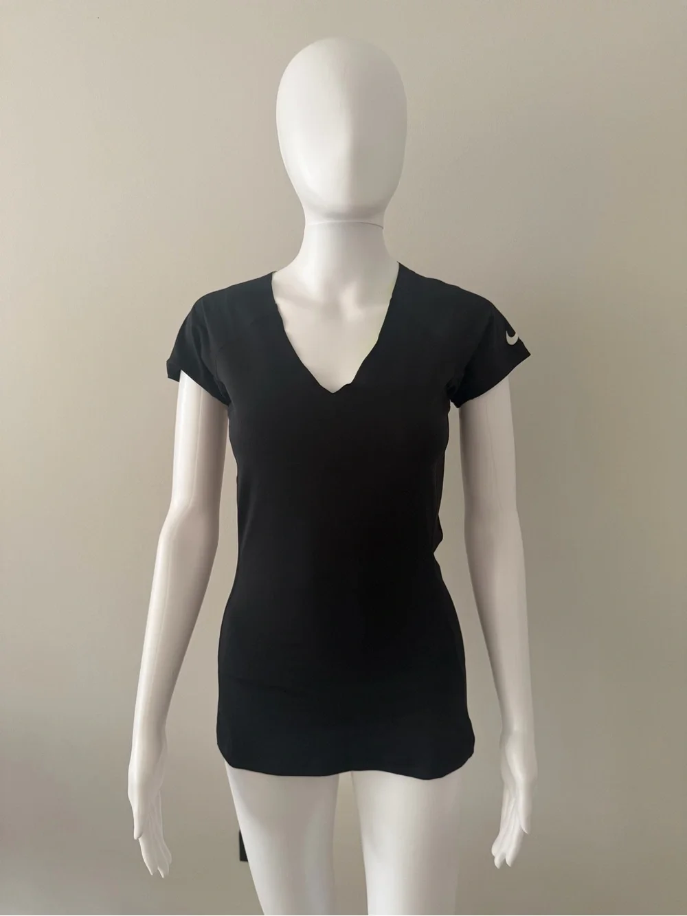 Nike Black V-Neck Short Sleeve Women's Tee